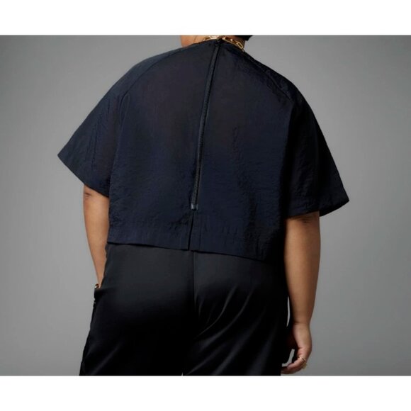 Adidas IC7229 Always Original Cropped T-Shirt Black ( 4X ) - Picture 8 of 8